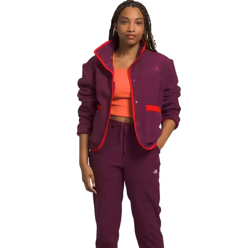 NORTHFACE cragmont fleece jacket Boysenberry-Fiery Red NWT SIZE XXL - Picture 3 of 8